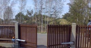 Купить распашные ворота из штакетника Алексин, цена от 2723 руб.